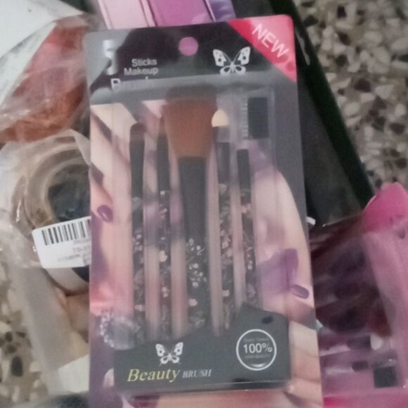 Black Make up brush set - Picture 4 of 8